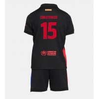 Barcelona Andreas Christensen #15 Replica Away Minikit 2024-25 Short Sleeve (+ pants)